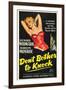 Don't Bother To Knock , Marilyn Monroe, Richard Widmark, 1952-null-Framed Art Print