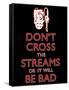 Don't Cross The Streams-null-Framed Stretched Canvas