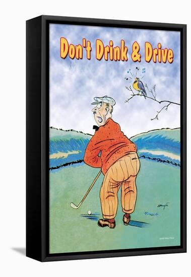 Don't Drink and Drive-null-Framed Stretched Canvas