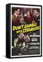Don't Gamble with Strangers, 1946-null-Framed Stretched Canvas