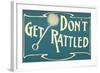 Don't Get Rattled-null-Framed Art Print