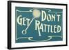 Don't Get Rattled-null-Framed Art Print