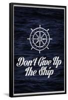 Don't Give Up The Ship Art Print Poster-null-Framed Poster