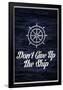 Don't Give Up The Ship Art Print Poster-null-Framed Poster