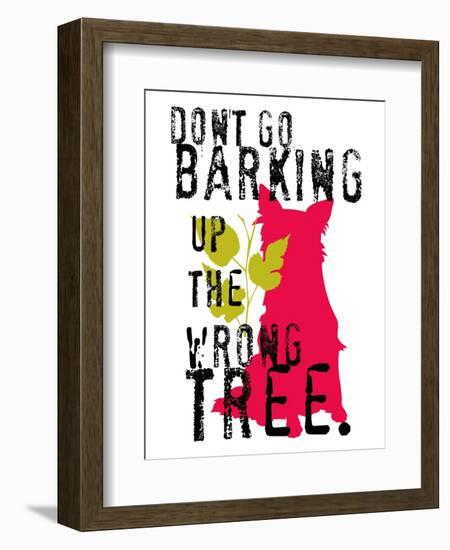 Don’t Go Barking-Ginger Oliphant-Framed Art Print