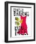 Don’t Go Barking-Ginger Oliphant-Framed Art Print