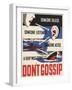 Don't Gossip Poster-null-Framed Giclee Print