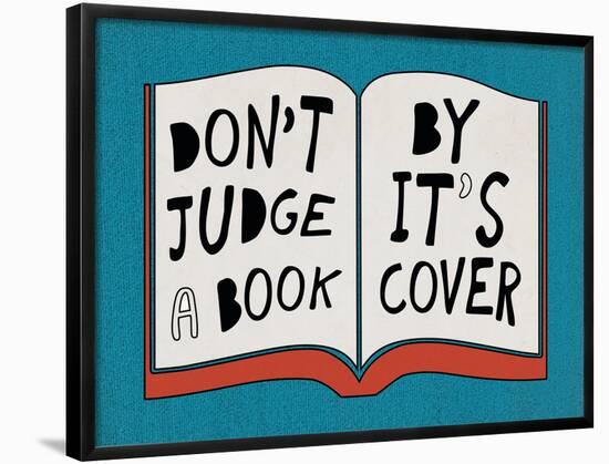 Don't Judge a Book by it's Cover-null-Framed Poster