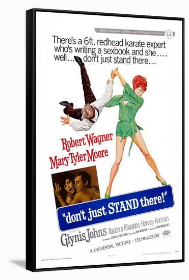 Don't Just Stand There!, Mary Tyler Moore, Robert Wagner, 1968-null-Framed Stretched Canvas