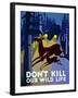 "Don't Kill Our Wildlife" , Department of the Interior, National Park Service, Washington. 1939-null-Framed Giclee Print