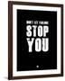 Don't Let Failure Stop You 1-NaxArt-Framed Art Print