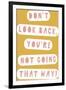 Don't Look Back-Otto Gibb-Framed Giclee Print