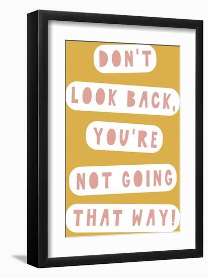 Don't Look Back-Otto Gibb-Framed Giclee Print