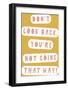 Don't Look Back-Otto Gibb-Framed Giclee Print