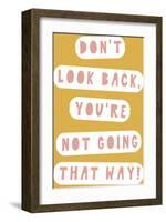 Don't Look Back-Otto Gibb-Framed Giclee Print