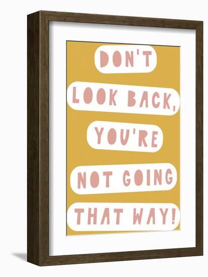 Don't Look Back-Otto Gibb-Framed Giclee Print