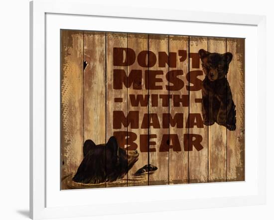 Don’t Mess with Mama Bear-null-Framed Giclee Print