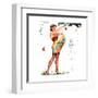 Don't Mind the Stems Pin-Up 1951-Freeman Elliott-Framed Art Print