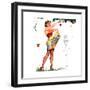 Don't Mind the Stems Pin-Up 1951-Freeman Elliott-Framed Art Print