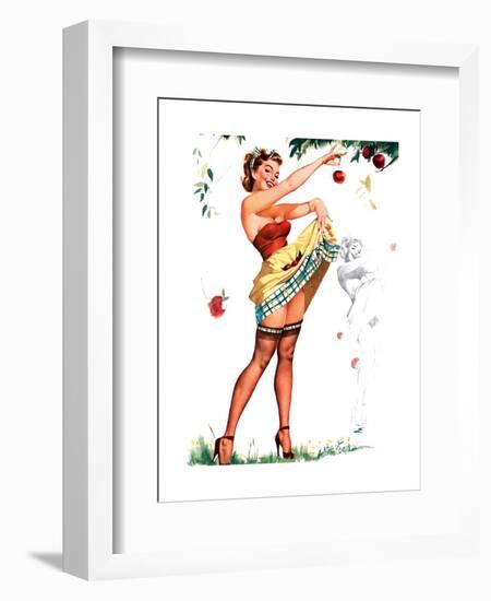 Don't Mind the Stems Pin-Up 1951-Freeman Elliott-Framed Art Print