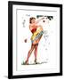 Don't Mind the Stems Pin-Up 1951-Freeman Elliott-Framed Art Print