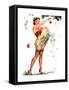 Don't Mind the Stems Pin-Up 1951-Freeman Elliott-Framed Stretched Canvas