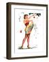 Don't Mind the Stems Pin-Up 1951-Freeman Elliott-Framed Art Print