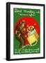 Don't Monkey With Women's Rights-null-Framed Art Print