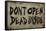 Don't Open Dead Inside-null-Framed Stretched Canvas