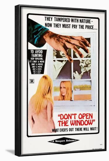 Don't Open the Window-null-Framed Art Print