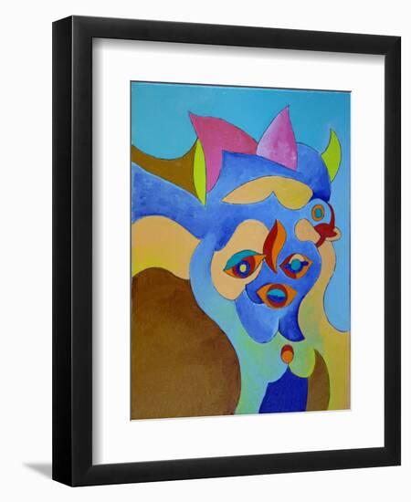 Don't Play with Her; She's a Bad Girl, 2010-Jan Groneberg-Framed Giclee Print