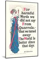 Don't Quarrel-null-Mounted Art Print