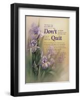 Don't Quit-unknown Chiu-Framed Art Print