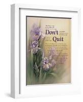 Don't Quit-unknown Chiu-Framed Art Print