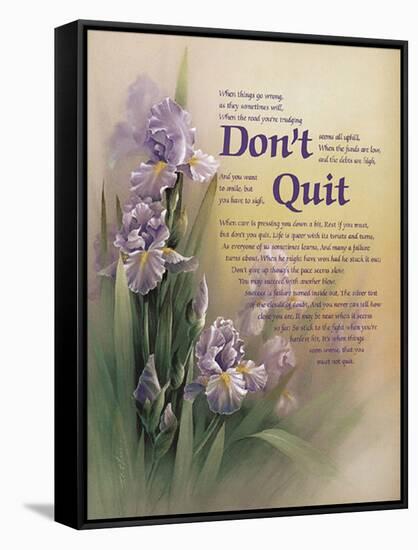 Don't Quit-unknown Chiu-Framed Stretched Canvas