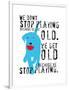 Don’t Stop Playing-Ginger Oliphant-Framed Art Print