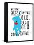 Don’t Stop Playing-Ginger Oliphant-Framed Stretched Canvas