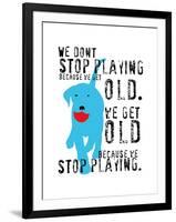 Don’t Stop Playing-Ginger Oliphant-Framed Art Print