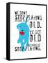 Don’t Stop Playing-Ginger Oliphant-Framed Stretched Canvas