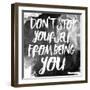 Don't Stop-Jace Grey-Framed Art Print