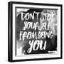 Don't Stop-Jace Grey-Framed Art Print