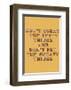 Don't Sweat the Petty Things-null-Framed Art Print