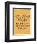 Don't Sweat the Petty Things-null-Framed Giclee Print