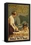 "Don't Waste Bread", WWI Poster, 1917-English School-Framed Stretched Canvas
