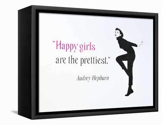 Don't worry, be happy-Anne Storno-Framed Stretched Canvas