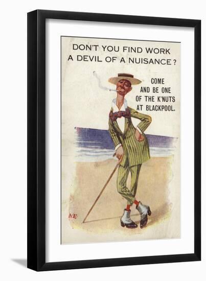 Don't You Find Work a Devil of a Nuisance?-null-Framed Giclee Print
