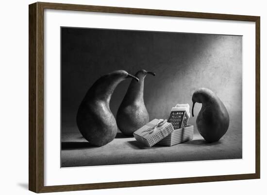 Don't You Like Our Present?!-Victoria Ivanova-Framed Photographic Print