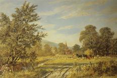 Autumn Ploughing-Don Vaughan-Framed Giclee Print