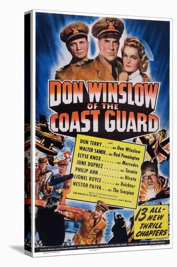 Don Winslow of the Coast Guard, Walter Sande, Don Terry, Elyse Knox, 1943-null-Stretched Canvas