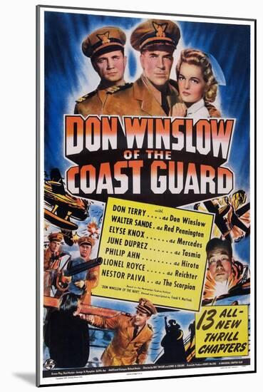 Don Winslow of the Coast Guard, Walter Sande, Don Terry, Elyse Knox, 1943-null-Mounted Art Print